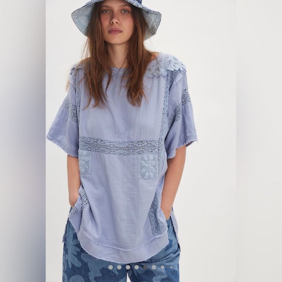 Free People We The Free Rustic Romance Top